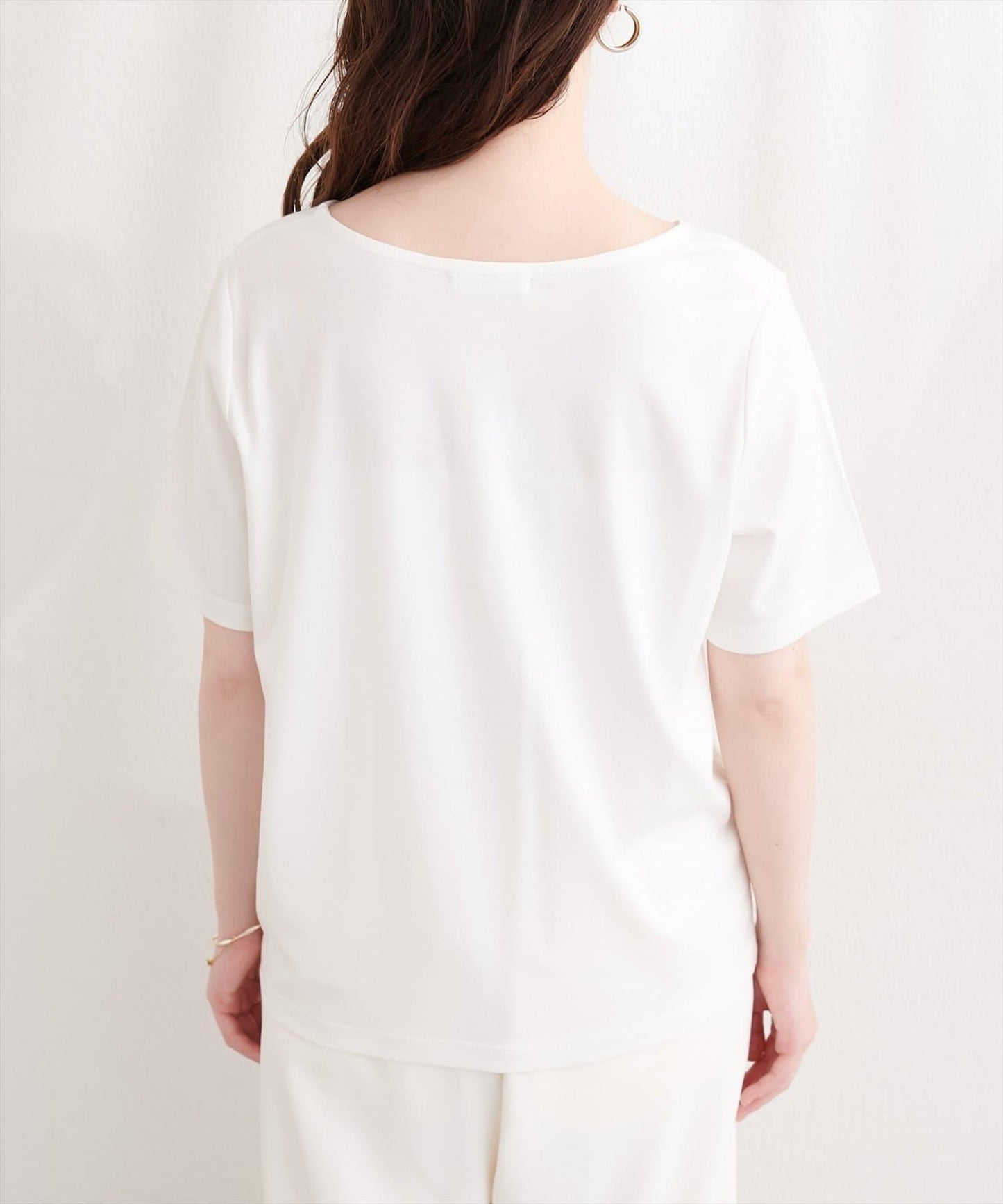 natural couture 水鑽Logo短袖T恤