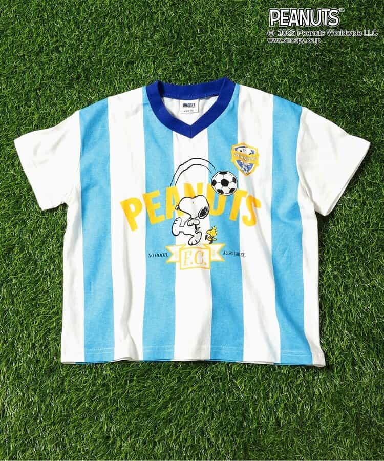 《PEANUTS》（花生漫畫） 足球隊服風T恤