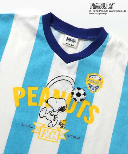 《PEANUTS》（花生漫畫） 足球隊服風T恤
