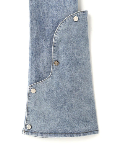 GUAPI Aqua Blue Coffin Arc Denim 牛仔褲