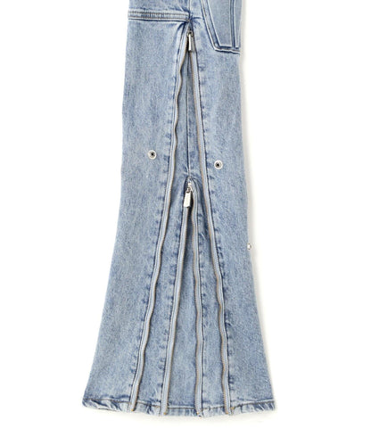 GUAPI Aqua Blue Coffin Arc Denim 牛仔褲