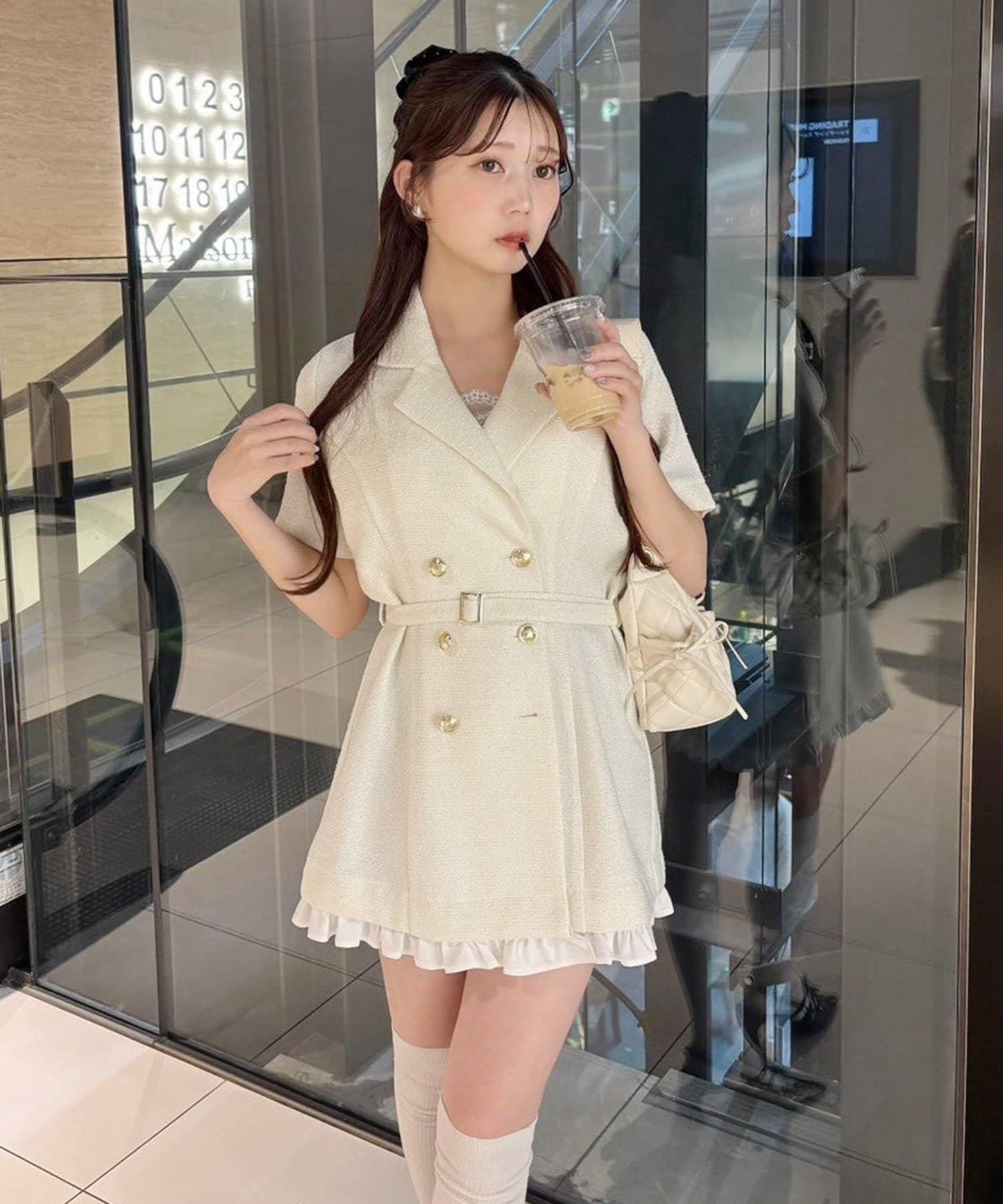 短款西裝連衣裙