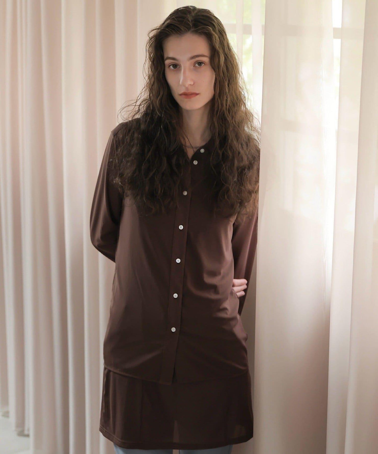 紗質透感連衣裙 CINAMOD TULLE SHEER ONE-PIECE