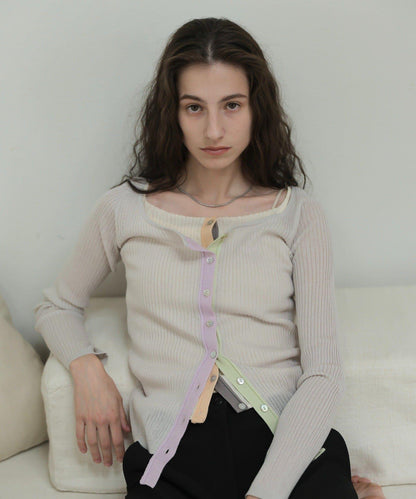 CINAMOD RIB KNIT 羅紋針織開衫