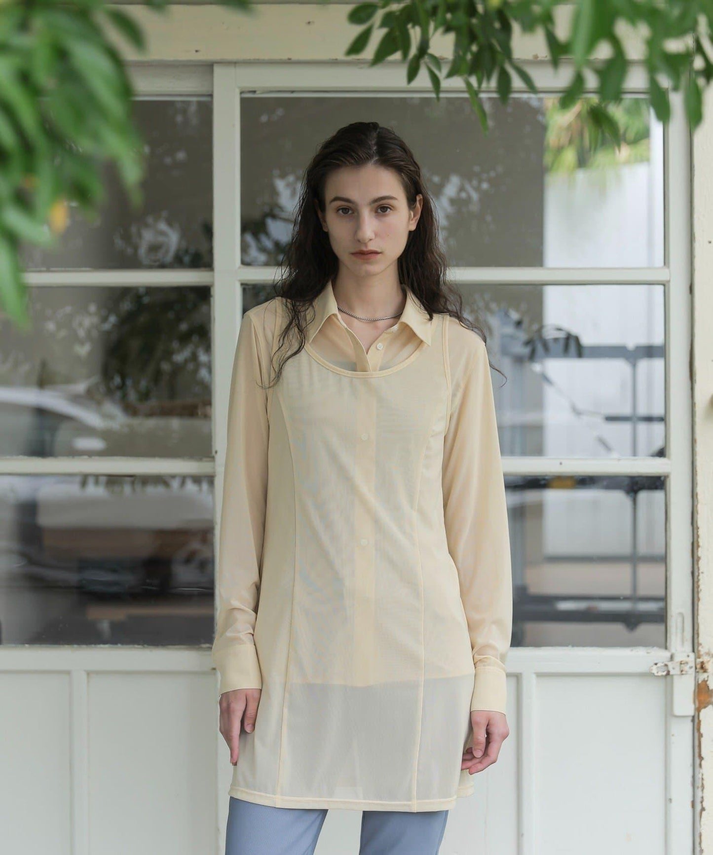 紗質透感連衣裙 CINAMOD TULLE SHEER ONE-PIECE