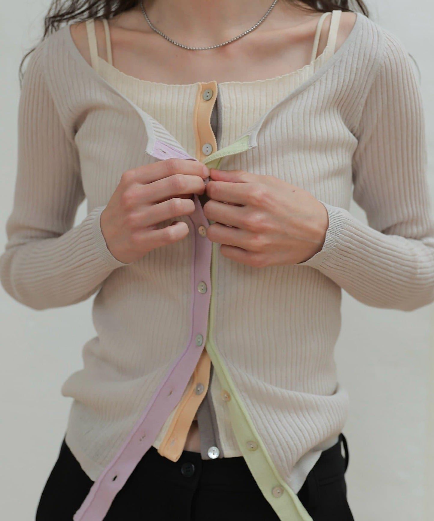CINAMOD RIB KNIT 羅紋針織開衫