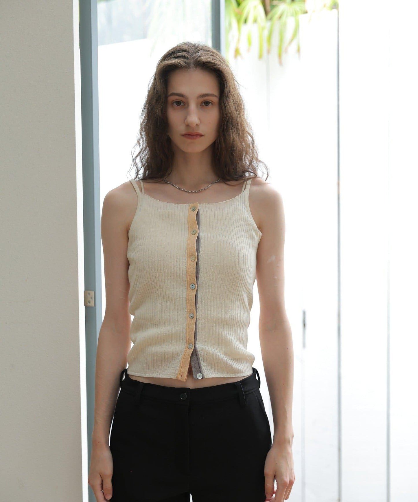 CINAMOD RIB KNIT CAMISOLE 羅紋針織吊帶背心
