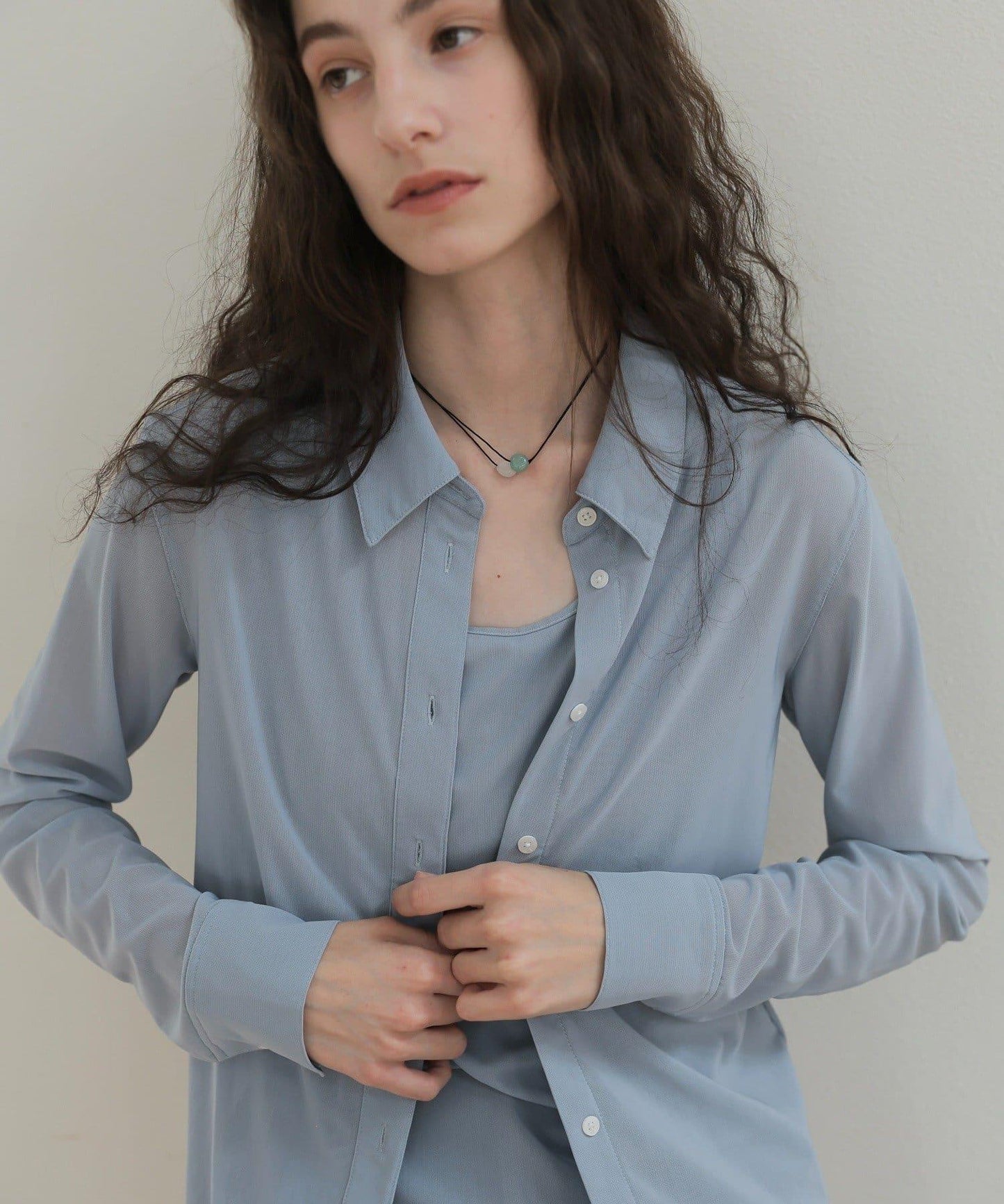 薄紗透視設計 TULLE SHEER SHIRT 襯衫