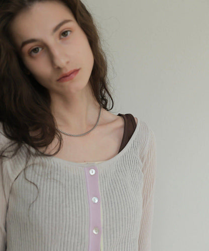 CINAMOD RIB KNIT 羅紋針織開衫