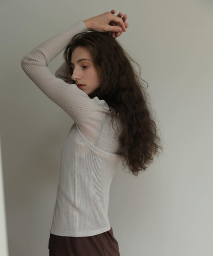 CINAMOD RIB KNIT 羅紋針織開衫