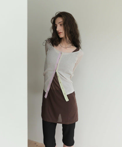 CINAMOD RIB KNIT 羅紋針織開衫