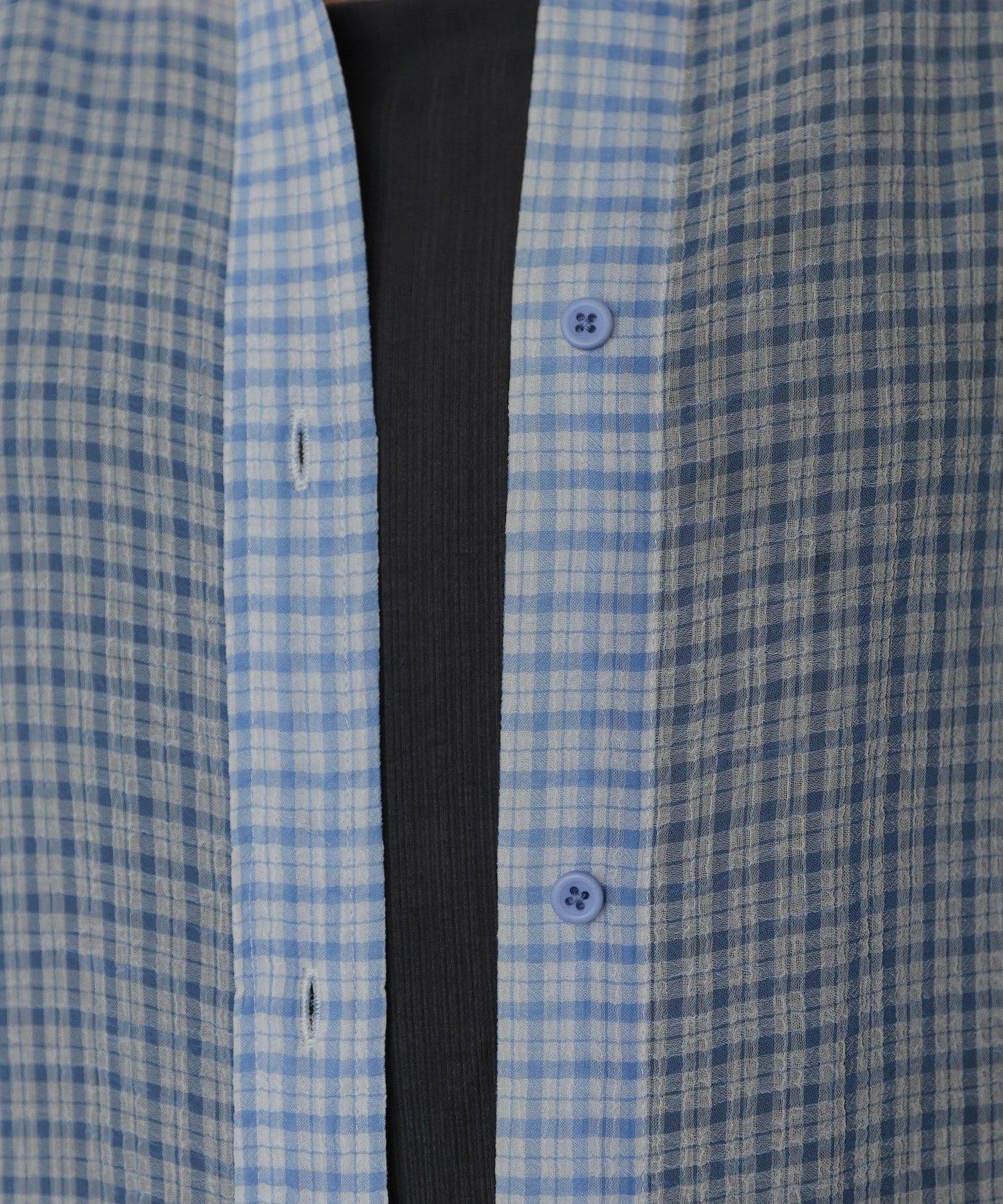 CINAMOD CHECK SHEER SHIRT 襯衫