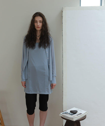 薄紗透視設計 TULLE SHEER SHIRT 襯衫