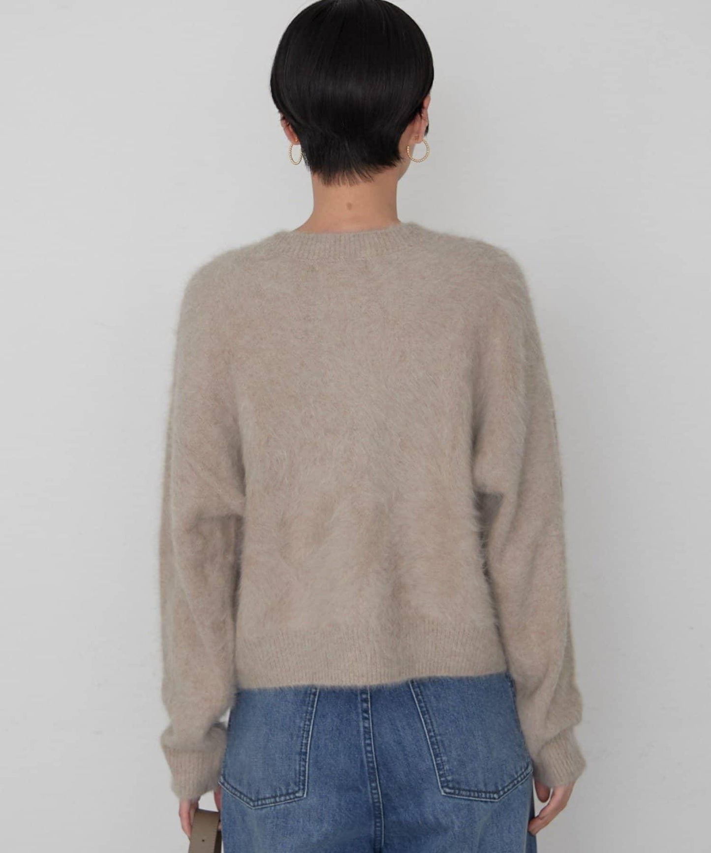 FUR 羊絨仿貂質感 開衫