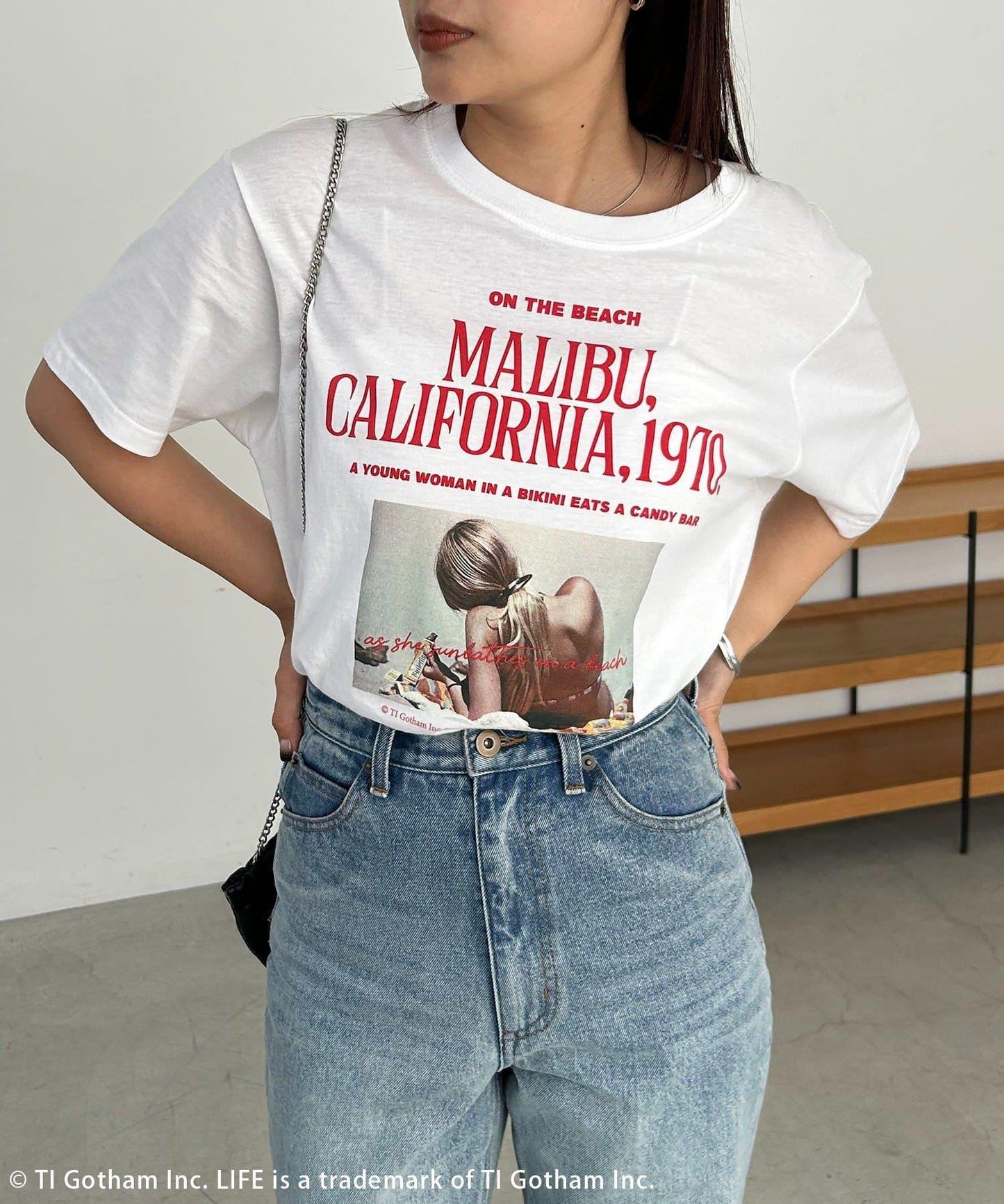GOOD ROCK SPEED MALIBU PHOTO 圖案 T恤
