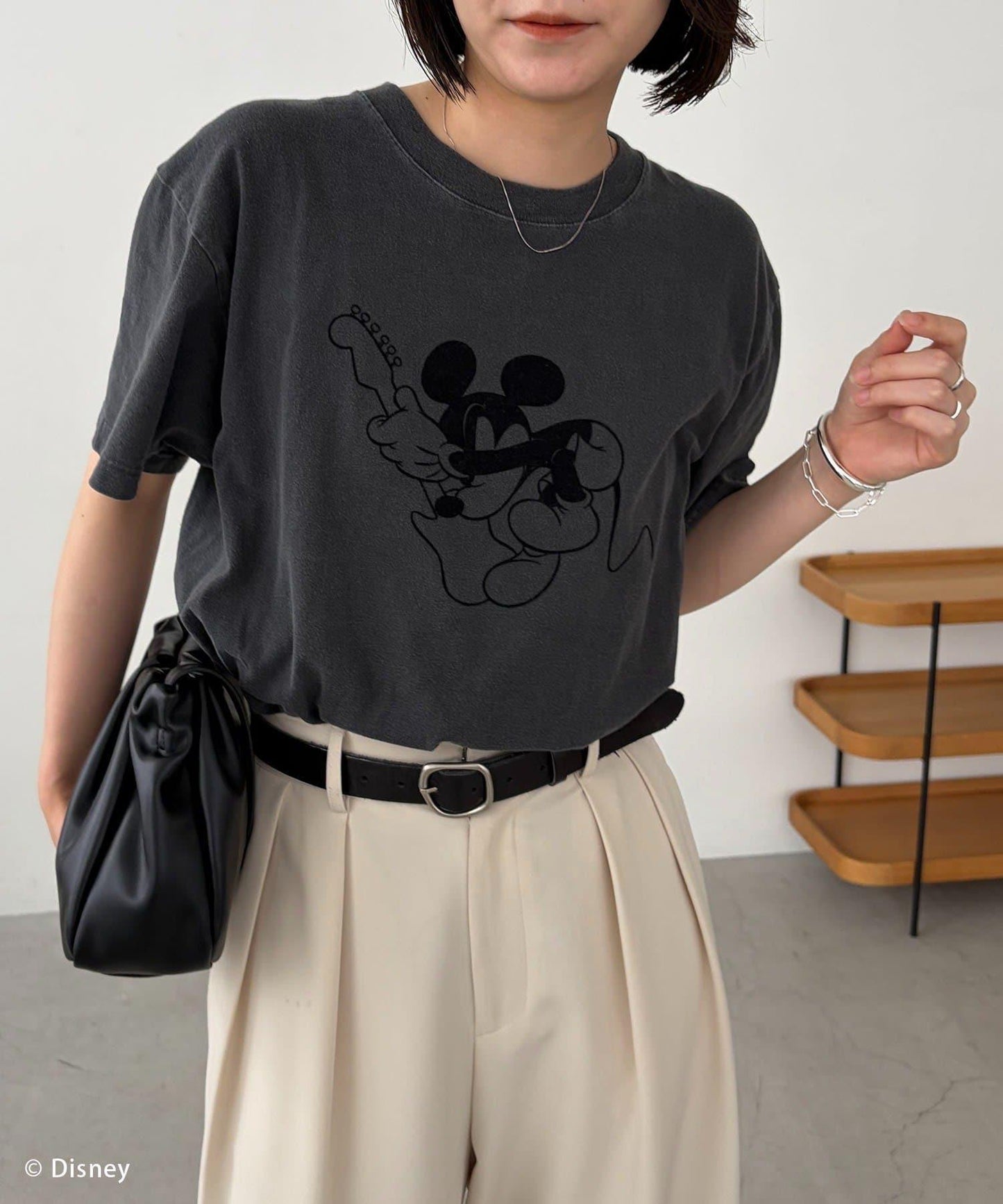 Guitar圖案 MICKEY T恤