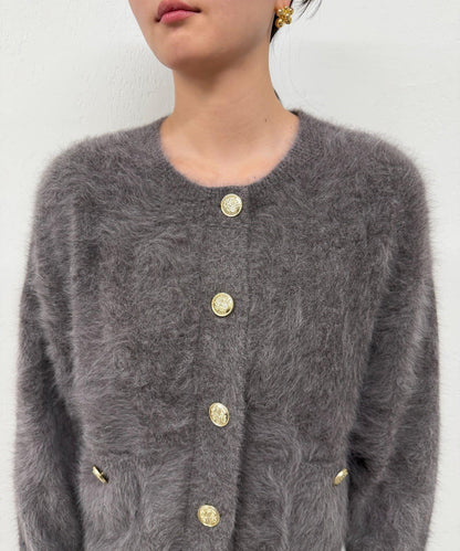 FUR 羊絨仿貂質感 開衫
