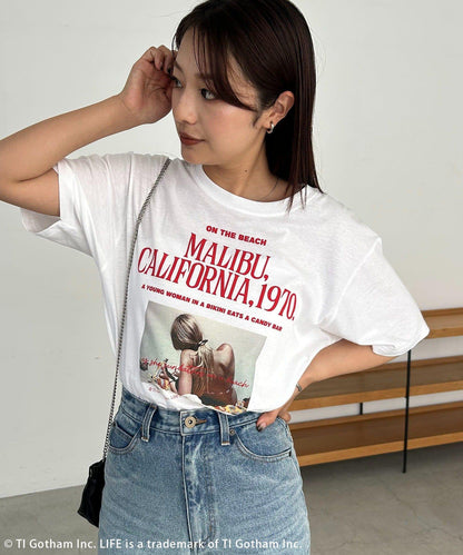 GOOD ROCK SPEED MALIBU PHOTO 圖案 T恤
