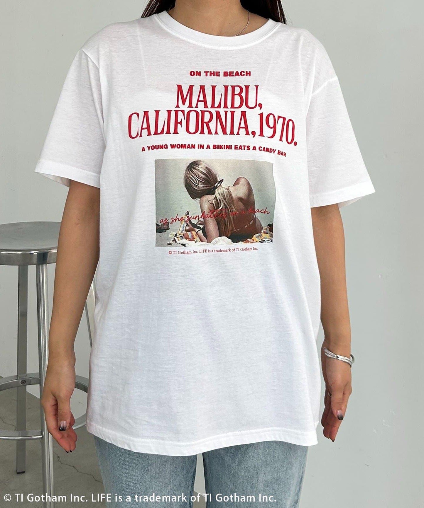 GOOD ROCK SPEED MALIBU PHOTO 圖案 T恤