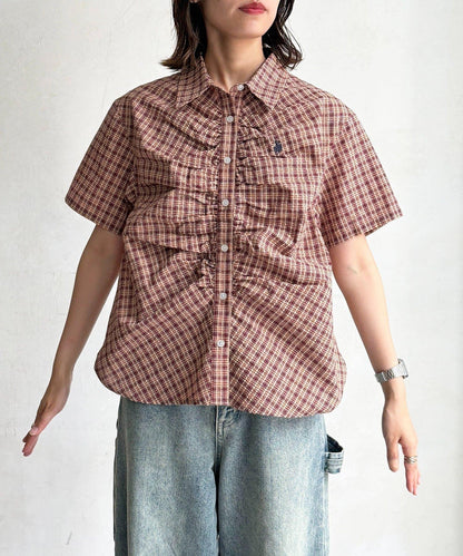 U.S. POLO ASSN. 褶皺設計短袖襯衫
