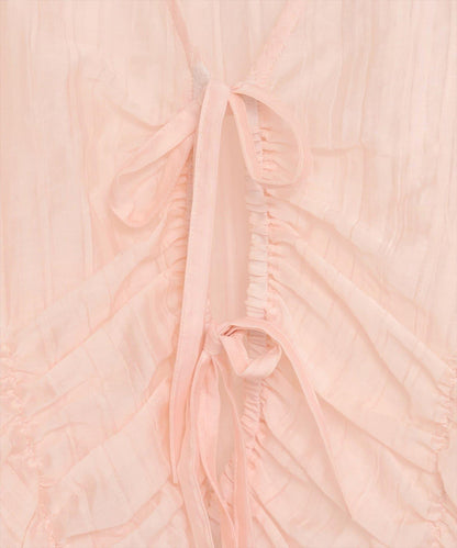 natural couture 褶皺蝴蝶結襯衫