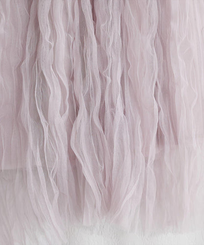 natural couture 褶皺網紗半身裙