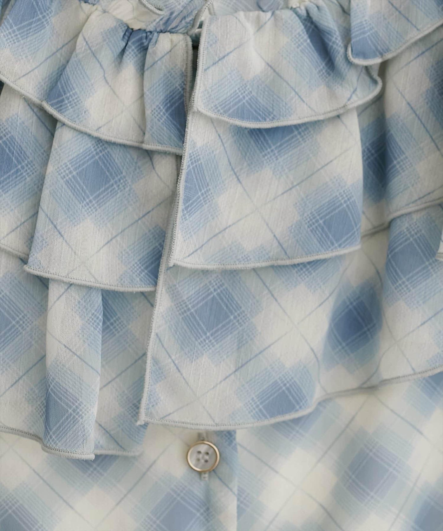 natural couture 荷葉邊領 無袖襯衫