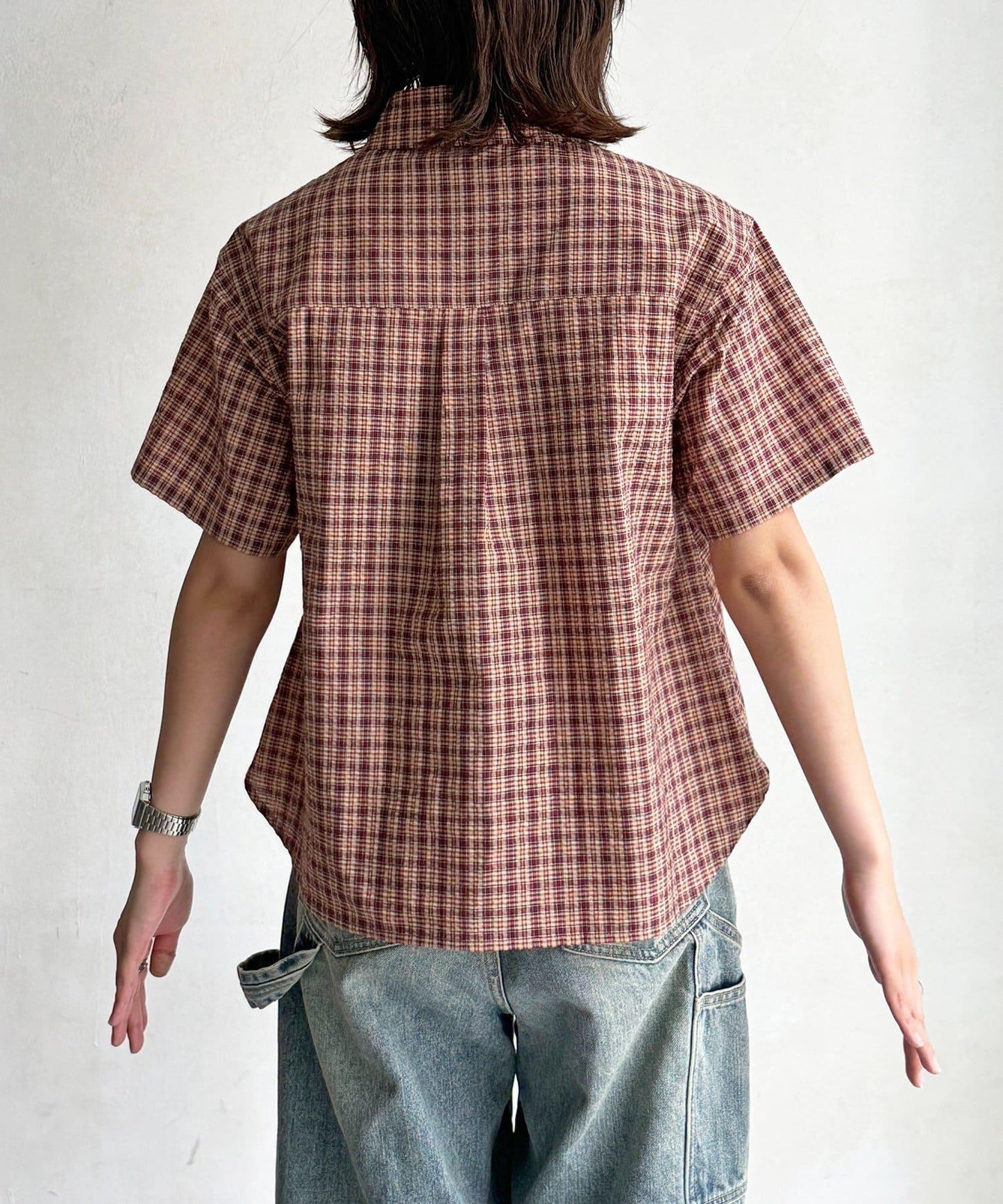 U.S. POLO ASSN. 褶皺設計短袖襯衫