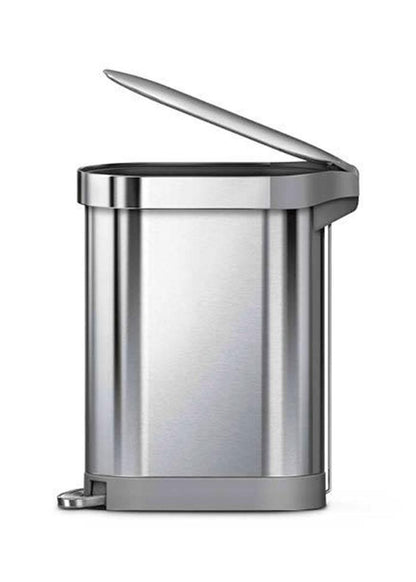 simplehuman Slim腳踏桶 45L 銀色