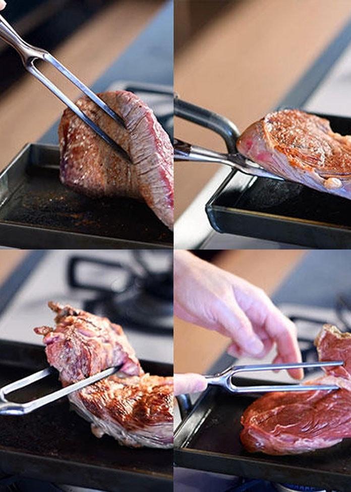 成人鐵板 牛排刀和肉叉