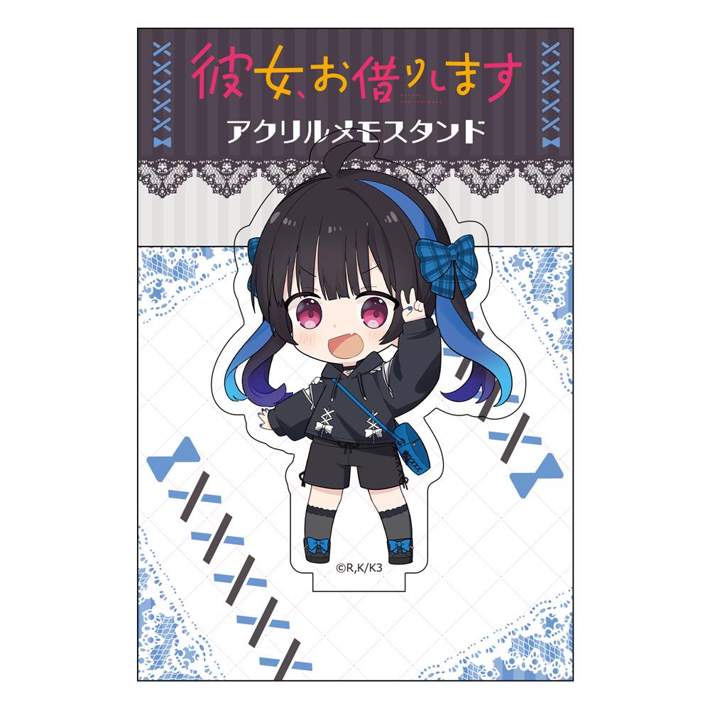 彼女、お借りします_アクリルメモスタンド（八重森みに／ゴシック風デート服）