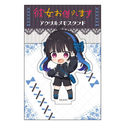 彼女、お借りします_アクリルメモスタンド（八重森みに／ゴシック風デート服）