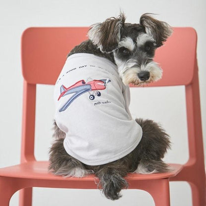 【リンク】【DOG】乗り物アップリケTシャツ