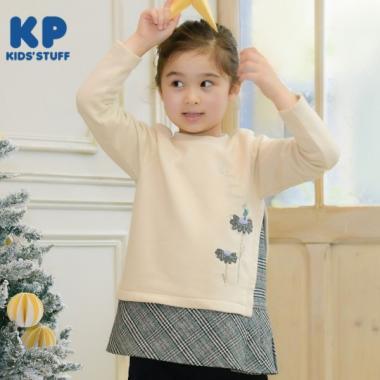 KP(ケーピー)mimi&花刺しゅうチュニック(80~130)