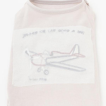 【リンク】【DOG】乗り物アップリケTシャツ