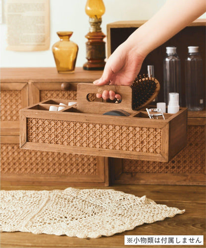 《WEB限定商品》ラタン仕切りボックス