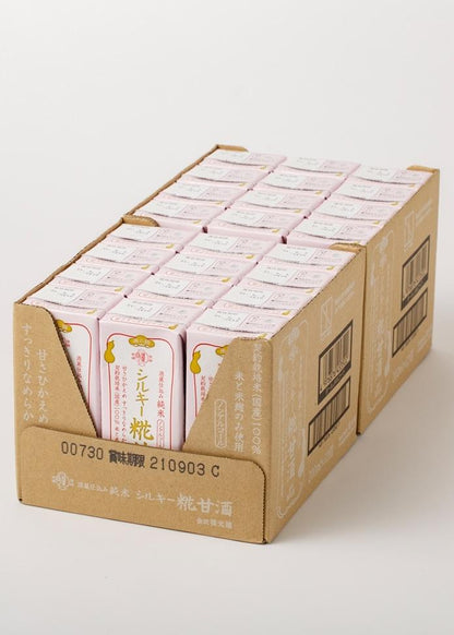 酒蔵仕込み 純米 シルキー糀甘酒 200mL 24本入りケース