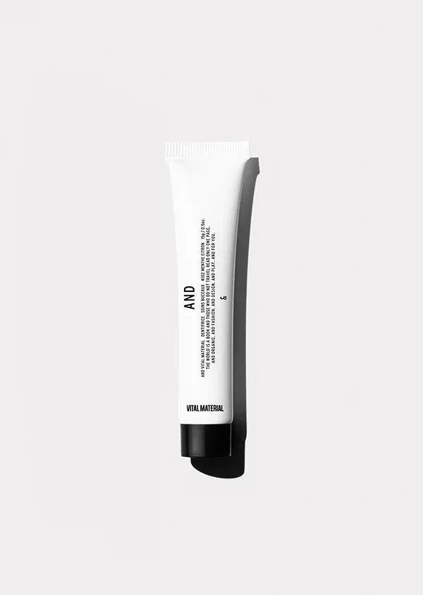 VITAL MATERIAL / AND トゥースペースト レモンミント レギュラー 15g