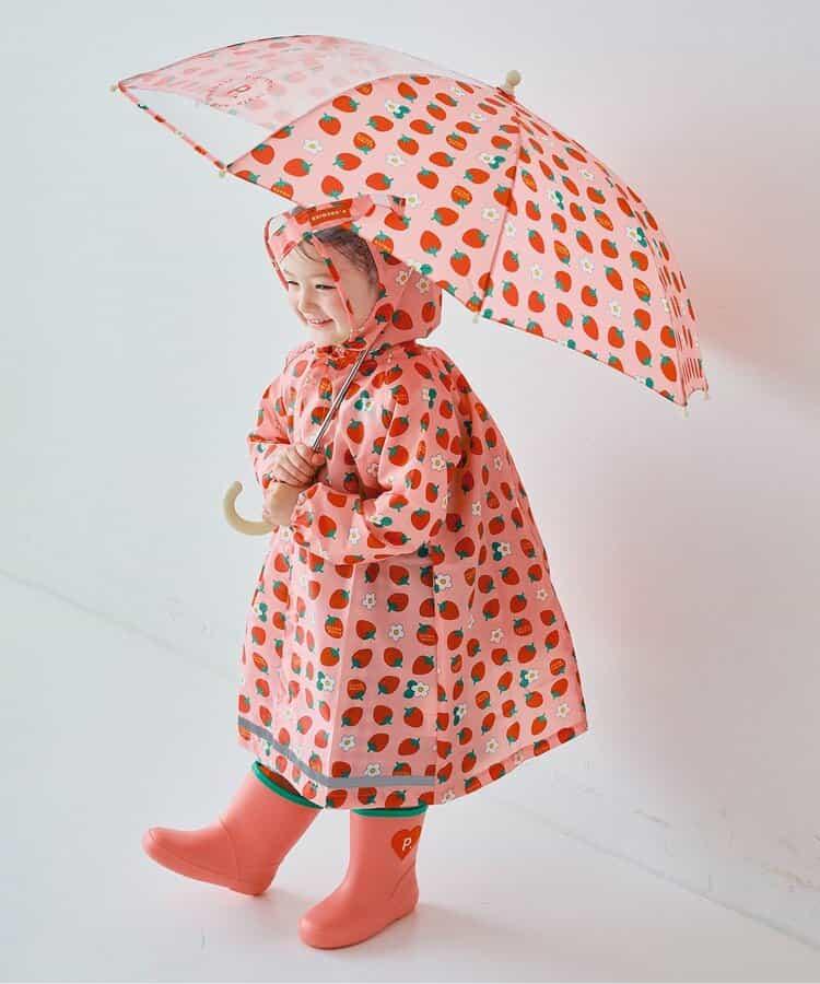 雨の日がたのしい総柄アンブレラ