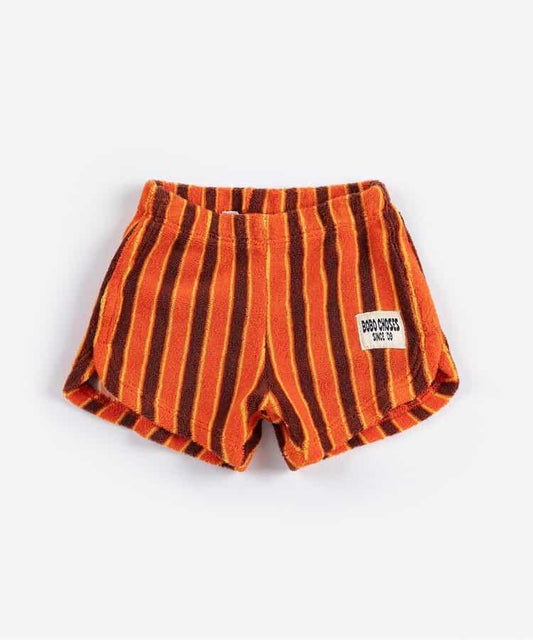 Striped Brick terry 半パンツ【ベビー】