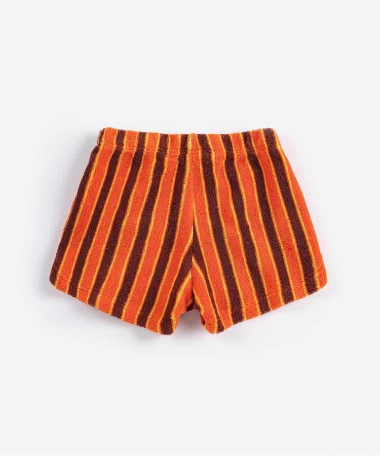 Striped Brick terry 半パンツ【ベビー】