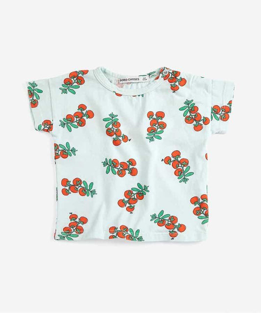 総柄Juicy Tomatoes半袖Tシャツ【ベビー】