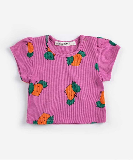総柄Tangerine半袖Tシャツ【ベビー】