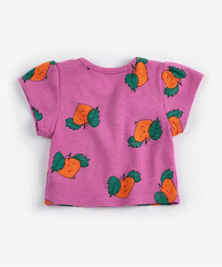 総柄Tangerine半袖Tシャツ【ベビー】