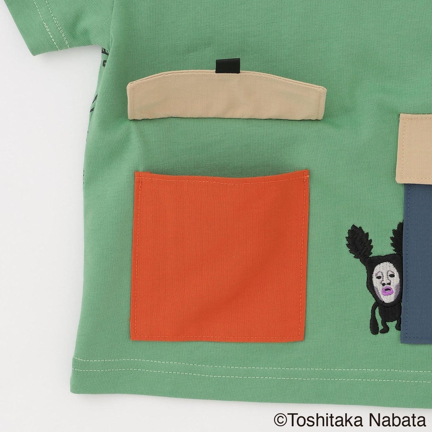 【こびとづかん】ポケット半袖Tシャツ【接触冷感・吸水速乾】