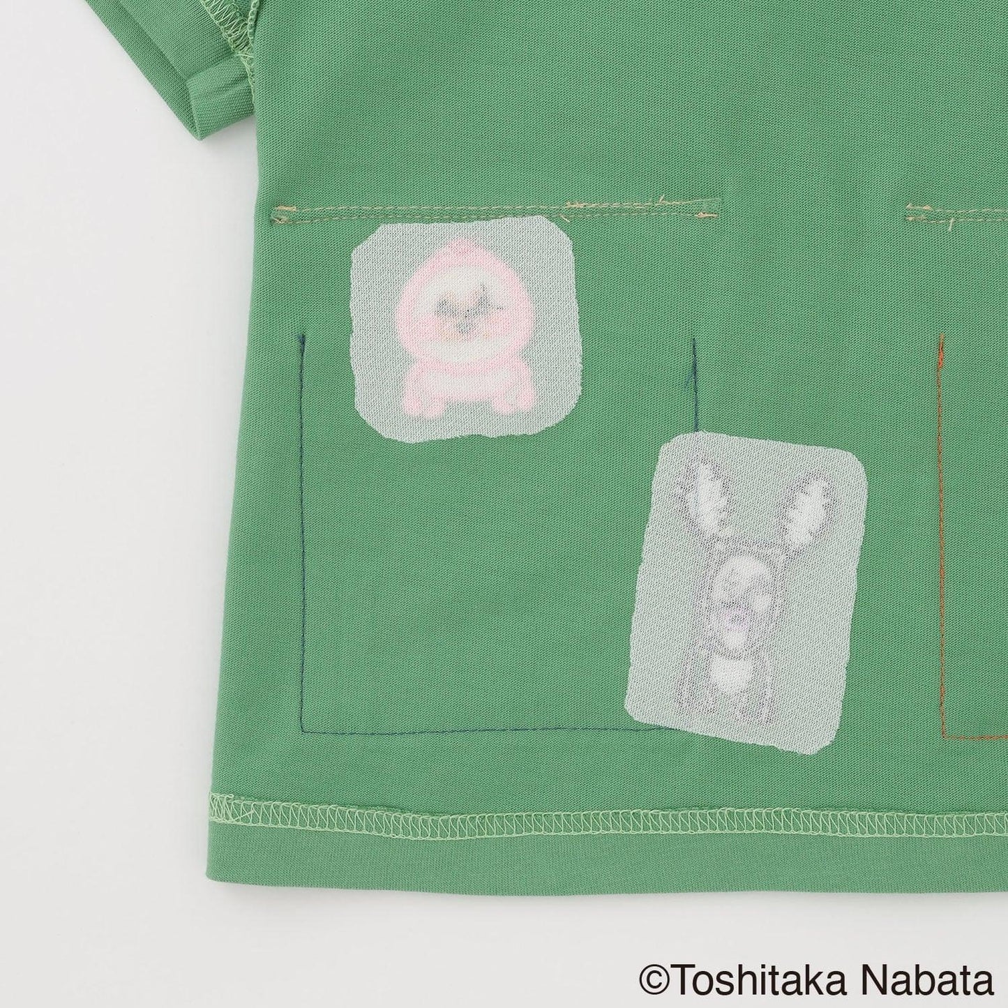 【こびとづかん】ポケット半袖Tシャツ【接触冷感・吸水速乾】
