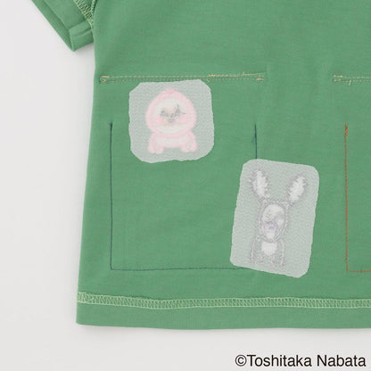 【こびとづかん】ポケット半袖Tシャツ【接触冷感・吸水速乾】
