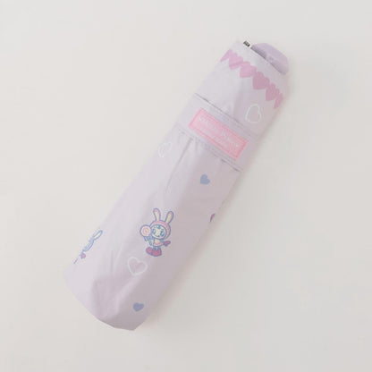【UV100%】【遮光】【遮熱】【晴雨兼用】ベリエちゃん柄折りたたみ傘