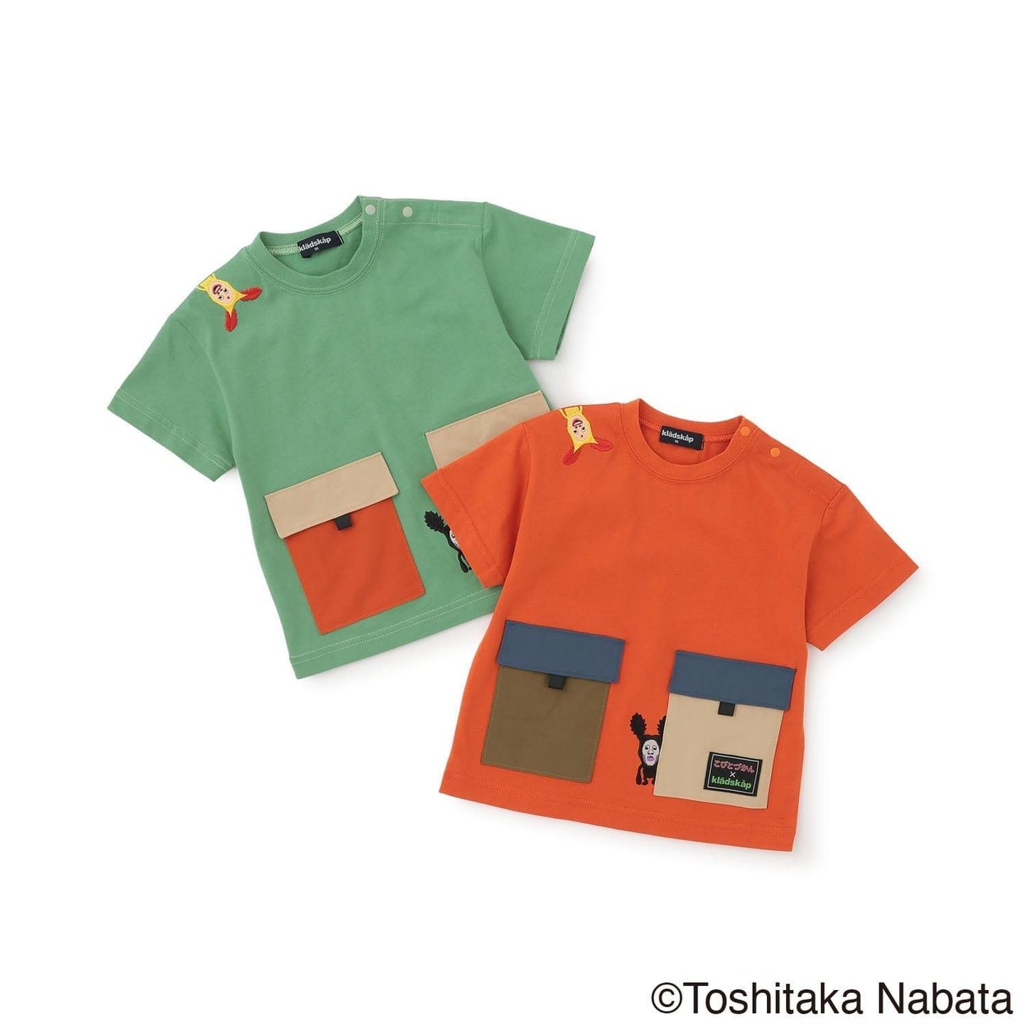 【こびとづかん】ポケット半袖Tシャツ【接触冷感・吸水速乾】