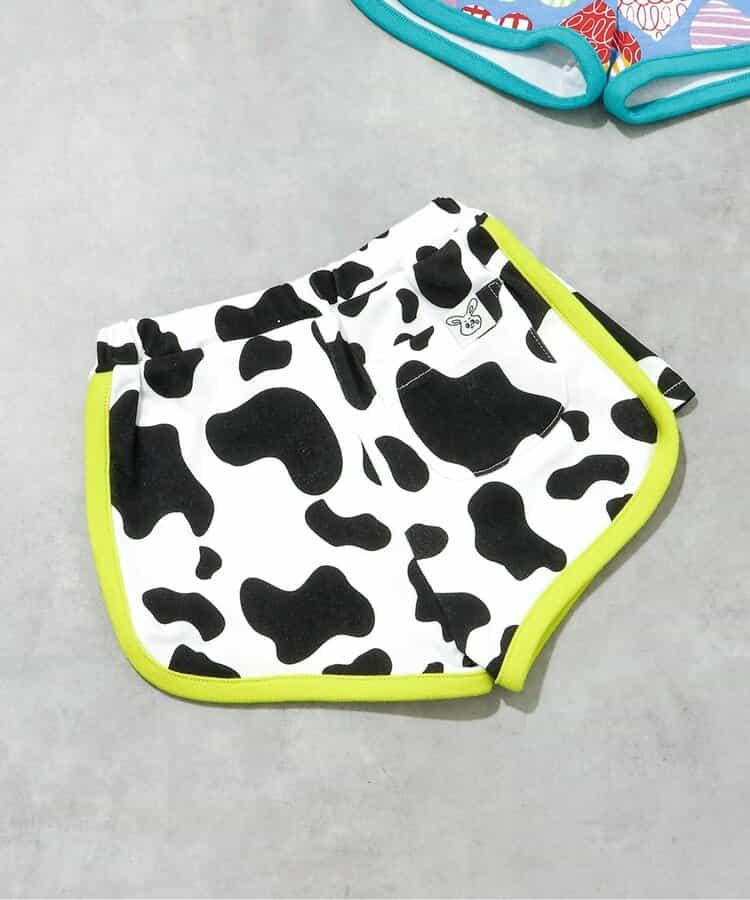 タイムセールBpop カットソー総柄パンツ  ショート丈